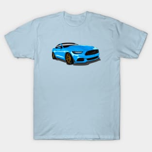 Ford S550 Mustang grabber blue tuned T-Shirt